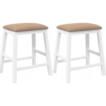 Barová židle Barová Židle VidaXL bílá 63 cm látka