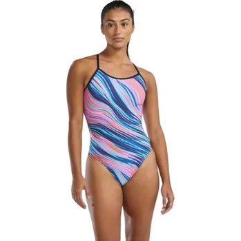 Dámské plavky Tyr Durafast Elite Trinityfit Riptidal Pink / Multi S - UK32