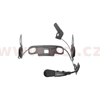 Interkom na motorku Bluetooth handsfree headset 10U pro přilby Shoei J-Cruise (dosah 1,6 km), SENA 10U-SH-03