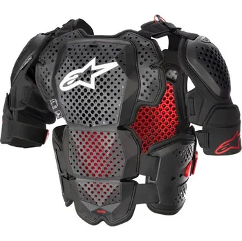 Motocyklový chránič chránič těla A-10 2, ALPINESTARS (černá antracit/červená, vel. XL/2XL) (Velikost: XS/S) 6700523-1431