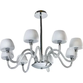 Závěsné svítidlo AZzardo Gloria 8 AZ0176 E14 8x40W IP20 85cm bílé