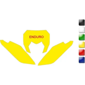 Auto-moto BLACKBIRD Plate Nálepky Červená Sherco 3E00/000009