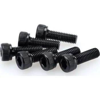 Motodoplněk Šrouby PUIG ANODIZED 0146N černý M5 x 15mm (6ks) 0146N