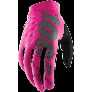Moto rukavice 100% RUKAVICE WM BRISK PK/BK (11016-263-10) (Barva: Black| Pink, Velikost: L) 11016-263-10