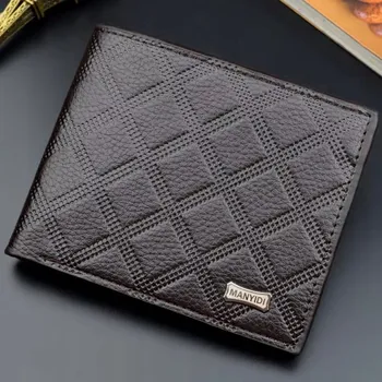 Peněženka Pánská peněženka Manyidi Luis - Tmavě Hnědá KP-35504