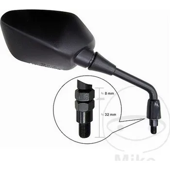 Zrcátko pro motocykl Zpětné zrcátko JMP ZR 0269 Černý pravé HONDA CB 1000 R (ABS) 2008-2016
