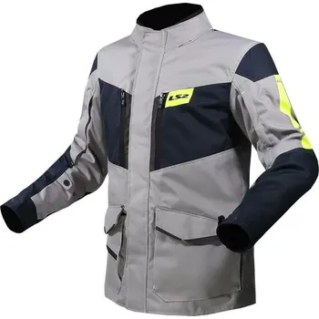 Moto bunda LS2 METROPOLIS EVO MAN JACKET TITANIUM YELLOW (Velikost: XL) 64130W1107-MASTER