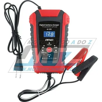 Nabíječka autobaterie Nabíječka Auto/Moto 6V/12V digitální (pro kyselinové, AGM, SLA a gelové baterie) B-PCAMIO612