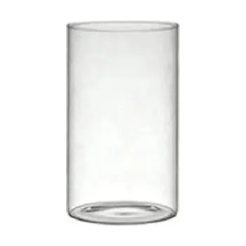 Skleněný válec na svíčku 5,3 x 10 cm Dekorativní svícen pro plovoucí svíčky bytová dekorace