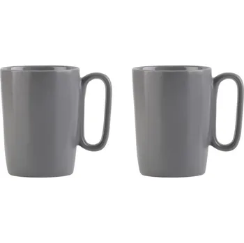 Vialli Design Hrnek keramický, 250 ml, 2 ks, šedý_FUORI 30015