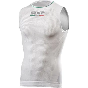 SIXS SML2 funkční odlehčené tričko bez rukávů bílá XS (Velikost: XS) SML2-11