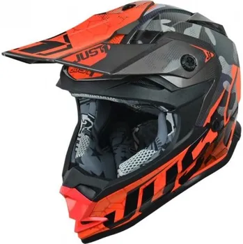 Motodoplněk Dětská moto přilba JUST1 J32 PRO SWAT KID camo oranžová fluo () MCF_15049