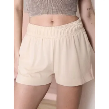 Dámské kraťasy Sinsay - Teplákové kraťasy - béžová - 117AC-02X - 117AC-02X-XXL