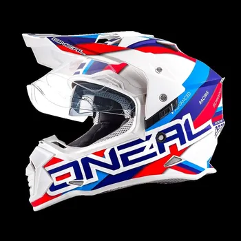 Helma na motorku Přilba O´Neal Sierra II CIRCUIT bílá/modrá XS (53/54cm) (Velikost: XS) 2H543827