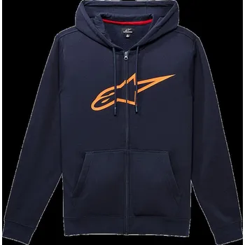 Pánská mikina ALPINESTARS (CASUALS) HOODIE AGE2 ZIP NV/OR 2X (10385305270322X) (Velikost: M) 10385305270322X