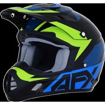 Helma na motorku AFX HELMA FX17YE ACE BL/LM (0111-1302) (Velikost: M) 0111-1302