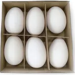 FLOWERIO Husí vejce bílé 8 cm 6 ks