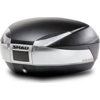 Zavazadlo na motocykl Vrchní kufr na motorku SHAD SH48 nový titan YAMAHA FZS 1000 Fazer 2001-2005