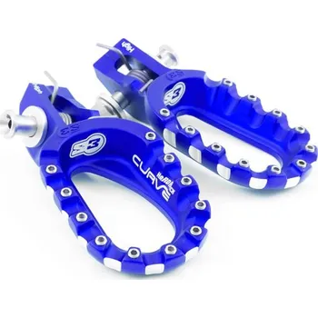 Nářadí na motocykly S3 Curve Vysoké opěrky nohou modré KTM/Husqvarna ESK-990-H-U