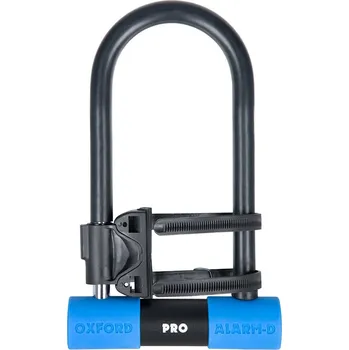 Cyklistika zámek U profil ALARM-D PRO, OXFORD (integrovaný alarm, 260 mm x 173 mm, průměr čepu 14 mm) LK347