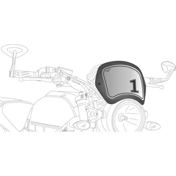 Náhradní PUIG FRONTAL PLATE 9229J matná černá 9229J