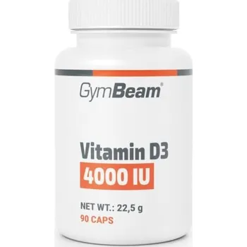 Zdraví Vitamín D3 4000 IU - GymBeam Kapsle: 90 kaps.