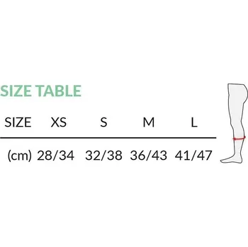 SIXS RS kompresní podkolenky žlutá/zelená (Velikost: M) RS-23