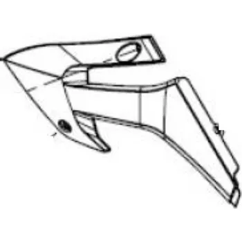 Dětská tříkolka Kryt nádrže TORROT BE91751TT-CNC-1 modrý levý KIDS BE91751TT-CNC-1