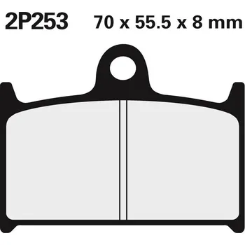 Nářadí na motocykly Brzdové destičky NISSIN Street /Off-Road Sintered Metal - 2P-253ST 2P-253ST