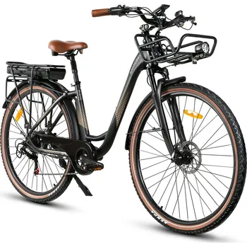 Elektrokolo SAMEBIKE Městské elektrokolo SAMEBIKE RS-A07 s baterií 36V13AH ČERNÁ 2025