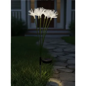 Venkovní osvětlení Sinsay - Solární zahradní světla ve tvaru květů - bílá - 876JT-00X - 876JT-00X-ONE