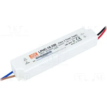 Napájecí zdroj pro osvětlení MEAN WELL LPHC-18-350