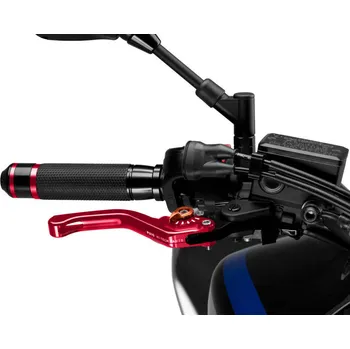 Motodíl Páčka brzdy bez adaptéru PUIG 3.0 130RT krátké červená/oranžová 130RT