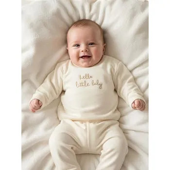 Oblečení a móda Sinsay - Mikina s&nbsp;potiskem - krémová - 820FW-01X - 820FW-01X-68