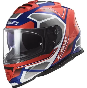 Helma na motorku LS2 FF800 STORM FASTER RED BLUE 108002226