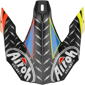 Helma na motorku náhradní kšilt pro přilby TWIST IRON, AIROH (oranžová) TWIR32F