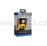 zámek kotoučové brzdy Quartz Alarm XA6, OXFORD (integrovaný alarm, žlutý/černý, průměr čepu 6 mm) LK215