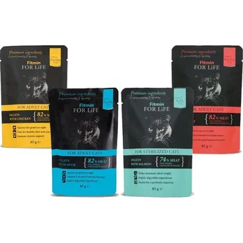 Fitmin For Life Kapsičky ochutnávkový mix 4 x 85 g