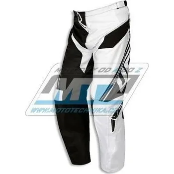 Moto kalhoty Kalhoty motokros UFO CLUSTER - černo-bílé - velikost 32/50 (Velikost: 30) UF4388-02-32