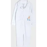 Sinsay - Bavlněný kojenecký overal Petter Rabbit - bílá - 774IB-00X - 774IB-00X-80