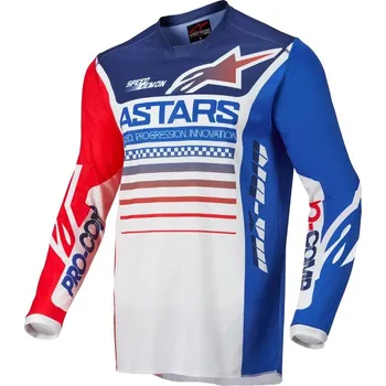 Moto dres ALPINESTARS(MX) DRES R-COMP WT/BL/RED (3762122-2537-L) (Velikost: XL) 3762122-2537-L