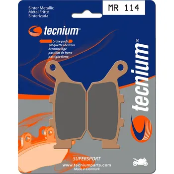 Nářadí na motocykly Brzdové destičky TECNIUM Street Performance Sintered Metal - MR114 MR114