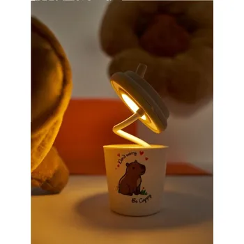 Lampička Sinsay - LED lampička s motivem hrnku a kapybary - hnědá - 128IK-82X - 128IK-82X-ONE