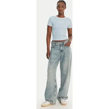 Pánské tričko Guess Jeans T-Shirt W6GPA9 KF641 Světle modrá Slim Fit XS