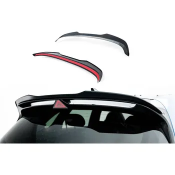 Tuning Maxton Design prodloužení spoileru ver.2 pro Hyundai i30 N Mk3, černý lesklý plast ABS, hatchback vč. Facelift