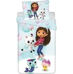 JERRY FABRICS Povlečení Gábinin kouzelný domek Bubbles micro Polyester - mikrovlákno, 140/200, 70/90 cm