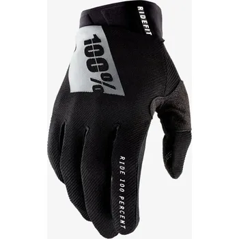 Sport rukavice RIDEFIT, 100% - USA (černá/bílá) (Velikost: S) 10014-001