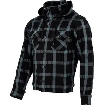 Moto bunda Mikina na moto RICHA LUMBER HOODIE černá (Velikost: M) MCF_9852