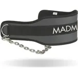 MadMax Fitness opasek Syntetic Dip Belt 290 - černý-šedý