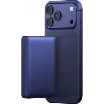 Powerbanka ENERGEA AluPac 10K MagSafe powerbanka 10000 mAh, Indigo blue